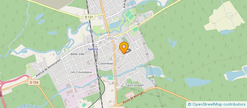 localisation de l'entreprise MONSIEUR RICHARD BRIANT  SALBRIS