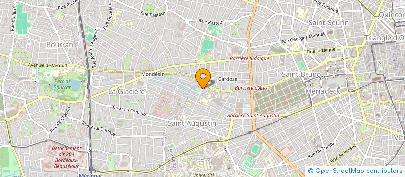 localisation de l'entreprise MONSIEUR RICHARD BRILHAULT à BORDEAUX
