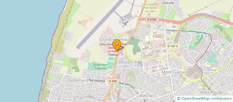 localisation de l'entreprise MONSIEUR RICHARD BRINDEL  LE HAVRE