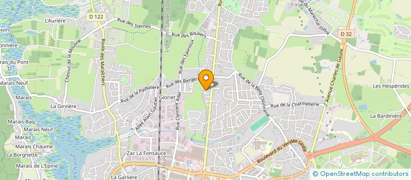 localisation de l'entreprise MONSIEUR RICHARD BRION  LES SABLES-D'OLONNE