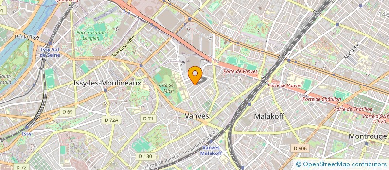 localisation de l'entreprise MONSIEUR RICHARD BRODA  VANVES