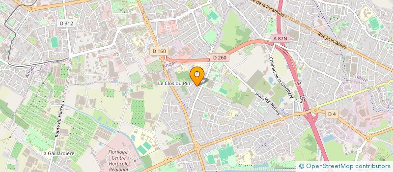 localisation de l'entreprise MONSIEUR RICHARD BROUSSEAU  LES PONTS-DE-CE