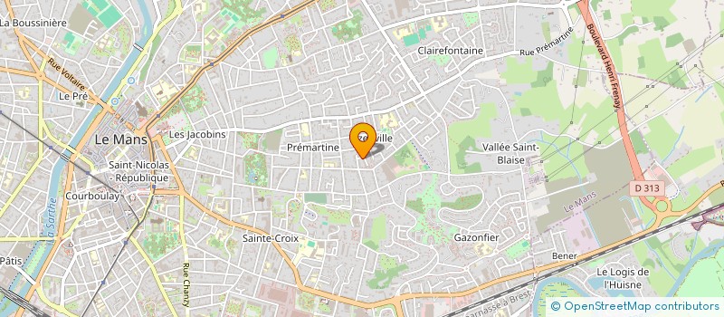 localisation de l'entreprise MONSIEUR RICHARD BRULE  LE MANS