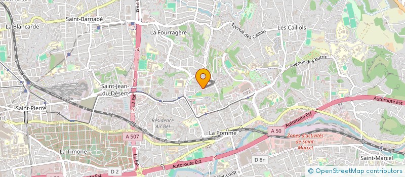 localisation de l'entreprise MONSIEUR RICHARD BRUN  MARSEILLE