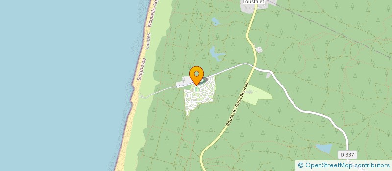 localisation de l'entreprise MONSIEUR RICHARD BRUNO  SEIGNOSSE