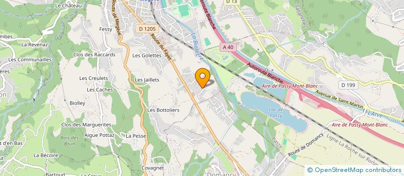 localisation de l'entreprise MONSIEUR RICHARD BUAT  SALLANCHES