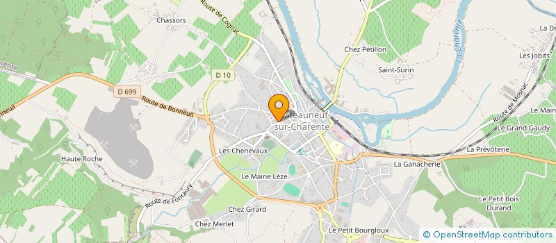 localisation de l'entreprise MONSIEUR RICHARD BULAN à CHATEAUNEUF-SUR-CHARENTE