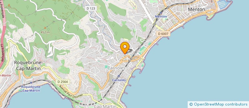localisation de l'entreprise MONSIEUR RICHARD BUONO  ROQUEBRUNE-CAP-MARTIN