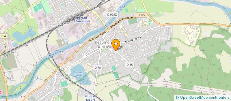 localisation de l'entreprise MONSIEUR RICHARD BURBANT  BEAUMONT-SUR-OISE