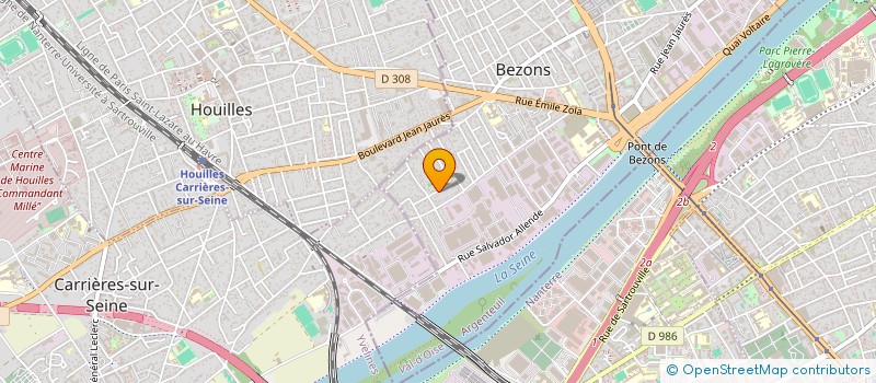 localisation de l'entreprise MONSIEUR RICHARD BUTLER  BEZONS