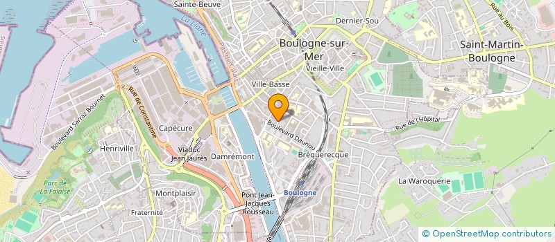 localisation de l'entreprise MONSIEUR RICHARD CAMUS à BOULOGNE-SUR-MER