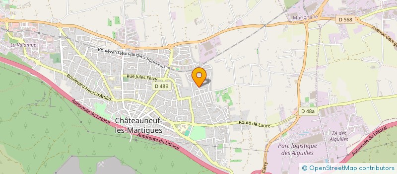 localisation de l'entreprise MONSIEUR RICHARD CAPELLAIRE à CHATEAUNEUF-LES-MARTIGUES