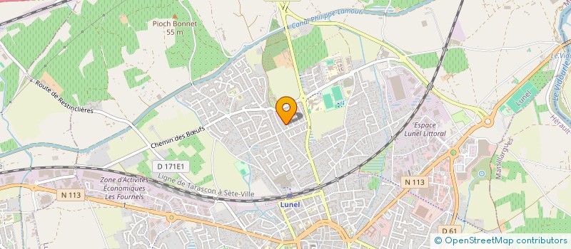 localisation de l'entreprise MONSIEUR RICHARD CAPELLE  LUNEL