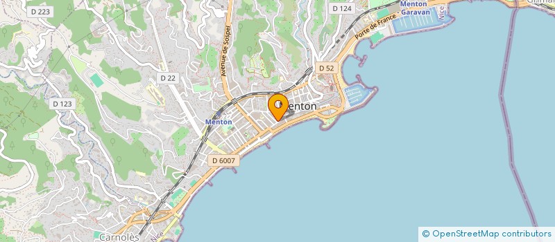 localisation de l'entreprise MONSIEUR RICHARD CARLES à MENTON