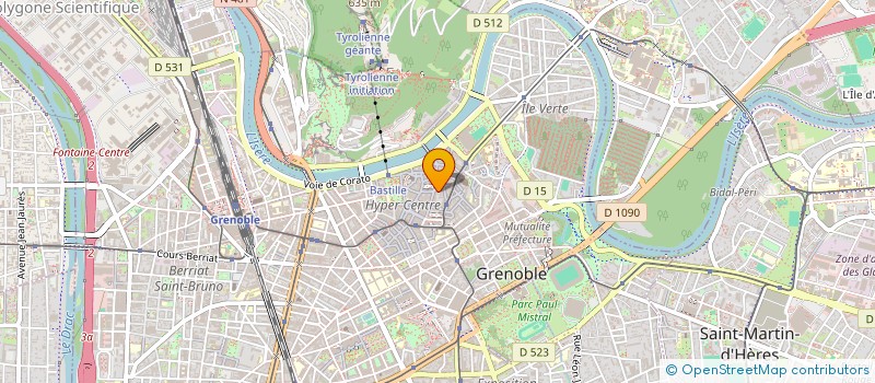 localisation de l'entreprise MONSIEUR RICHARD CARTERET  GRENOBLE