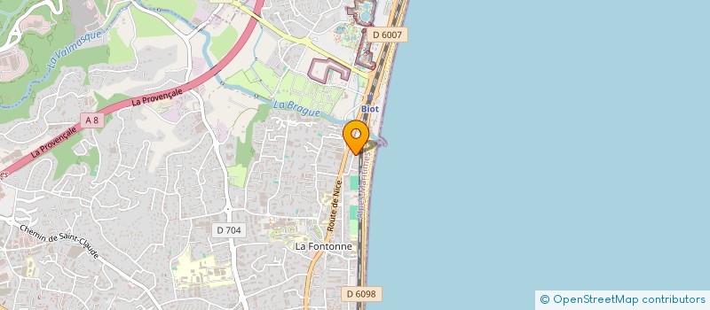 localisation de l'entreprise MONSIEUR RICHARD CASTILLO à ANTIBES