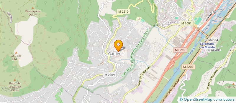 localisation de l'entreprise MONSIEUR RICHARD CAVAGNO  BEZAUDUN-LES-ALPES