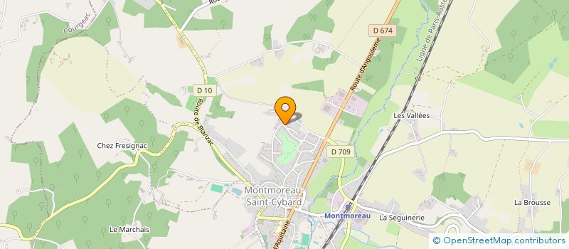 localisation de l'entreprise MONSIEUR RICHARD CAVILLON  MONTMOREAU