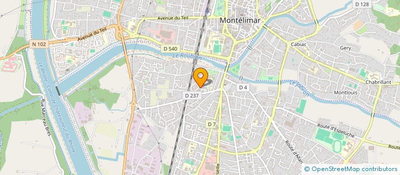 localisation de l'entreprise MONSIEUR RICHARD CHALAND  MONTELIMAR