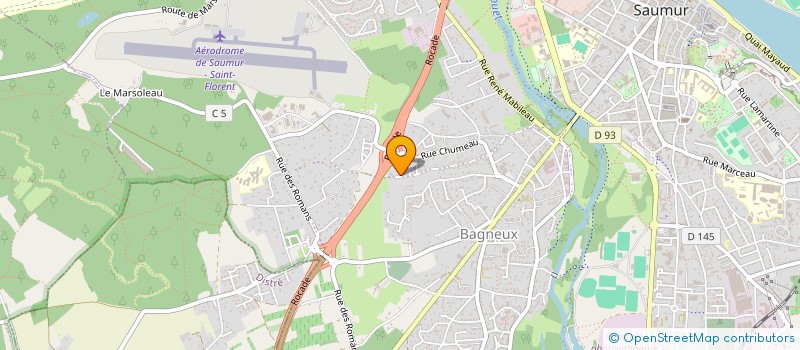 localisation de l'entreprise MONSIEUR RICHARD CHANFRAY  SAUMUR