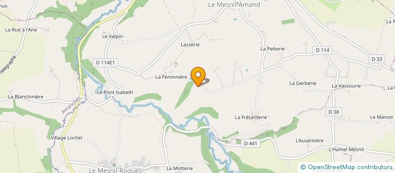 localisation de l'entreprise MONSIEUR RICHARD CHARLES  GAVRAY-SUR-SIENNE