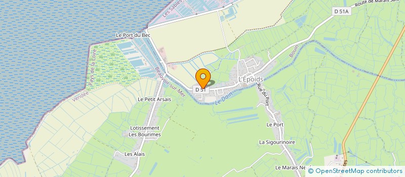 localisation de l'entreprise MONSIEUR RICHARD CHARRIER à BEAUVOIR-SUR-MER