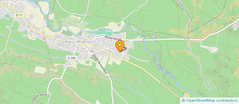 localisation de l'entreprise MONSIEUR RICHARD CHAUMONT  RIEUX-MINERVOIS