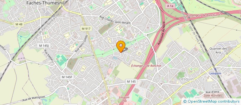 localisation de l'entreprise MONSIEUR RICHARD CHAVES  RONCHIN