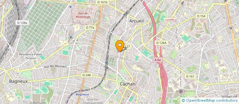 localisation de l'entreprise MONSIEUR RICHARD CHELLY  ARCUEIL