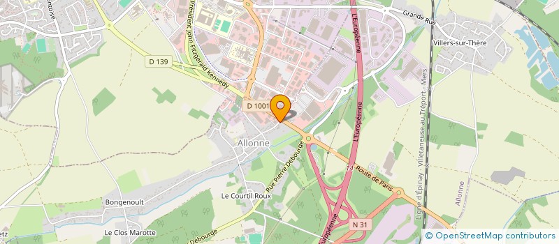 localisation de l'entreprise MONSIEUR RICHARD CHEMTOB  ALLONNE