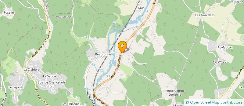 localisation de l'entreprise MONSIEUR RICHARD CHINOTTI  CHANCELADE