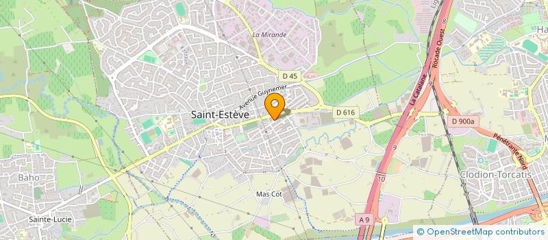 localisation de l'entreprise MONSIEUR RICHARD CLOUT à ST ESTEVE