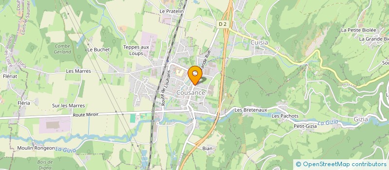 localisation de l'entreprise MONSIEUR RICHARD COGNET  COUSANCE