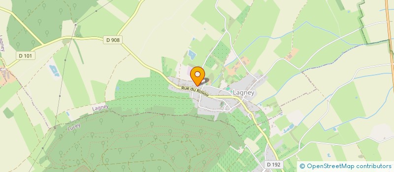 localisation de l'entreprise MONSIEUR RICHARD COLLIGNON  LAGNEY