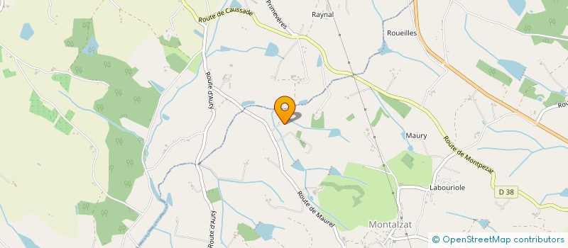 localisation de l'entreprise MONSIEUR RICHARD COLMAGRO  MONTALZAT