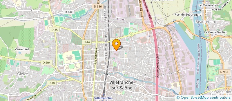 localisation de l'entreprise MONSIEUR RICHARD COLOMINA à VILLEFRANCHE-SUR-SAONE