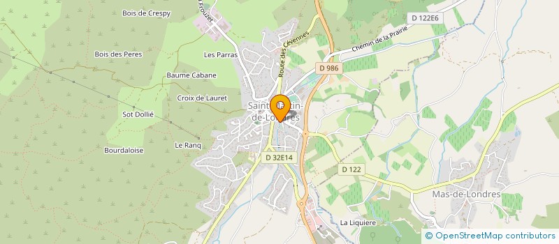 localisation de l'entreprise MONSIEUR RICHARD COMBE à SAINT-MARTIN-DE-LONDRES