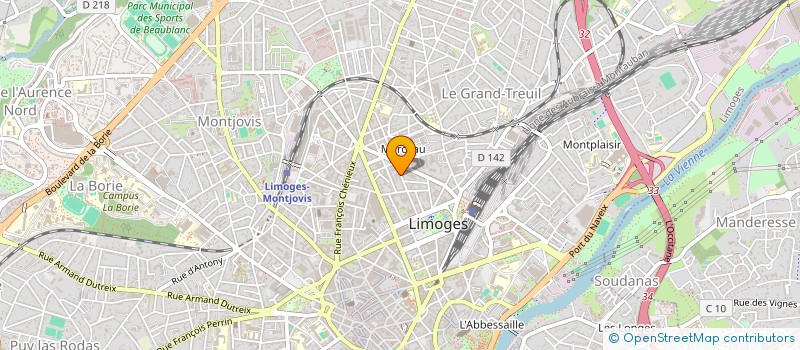 localisation de l'entreprise MONSIEUR RICHARD CONAN  LIMOGES