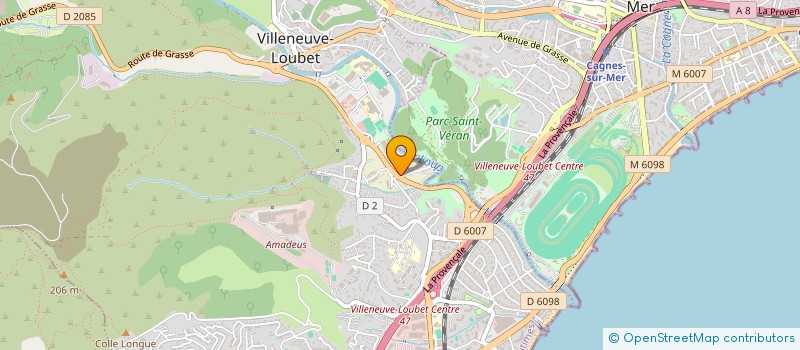 localisation de l'entreprise MONSIEUR RICHARD COQUILLAS à VILLENEUVE-LOUBET