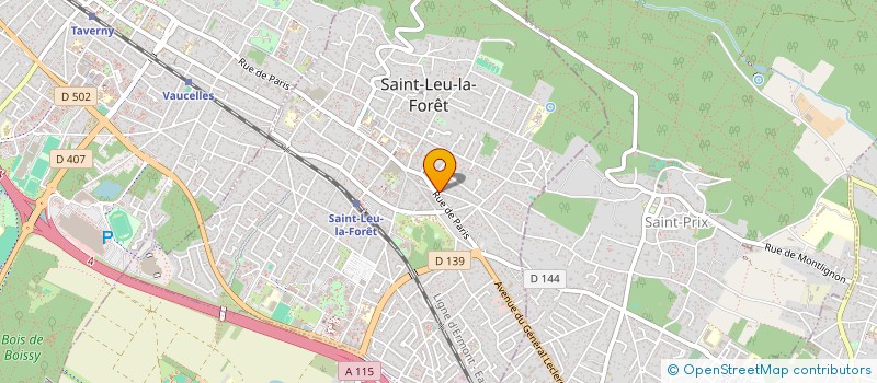 localisation de l'entreprise MONSIEUR RICHARD CORDENIER à SAINT-LEU-LA-FORET
