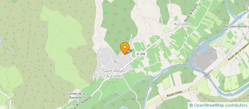 localisation de l'entreprise MONSIEUR RICHARD CORDOU  SAINT-ALBAN-AURIOLLES