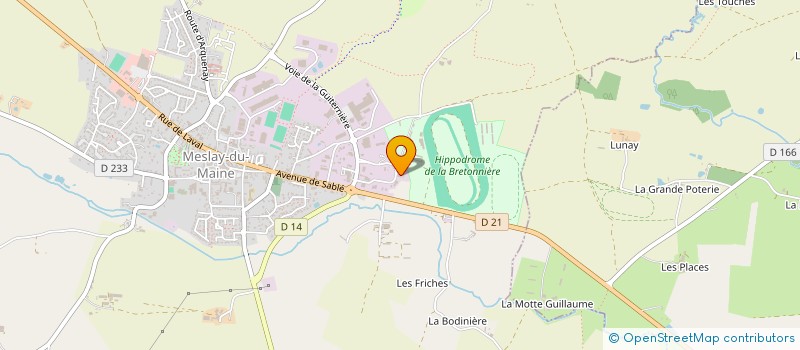 localisation de l'entreprise MONSIEUR RICHARD CORVELLER à MESLAY-DU-MAINE