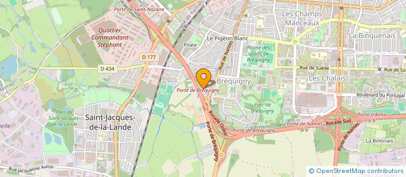 localisation de l'entreprise MONSIEUR RICHARD COUAILLET  RENNES