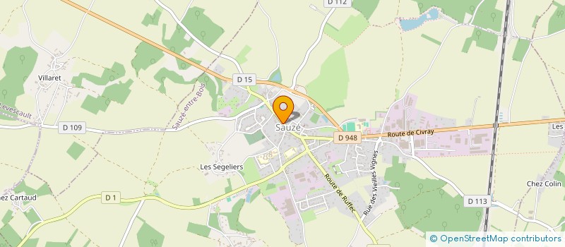 localisation de l'entreprise MONSIEUR RICHARD COULSON  SAUZE-ENTRE-BOIS