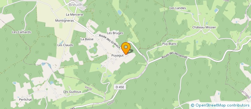 localisation de l'entreprise MONSIEUR RICHARD COURANT  VAL DE LOUYRE ET CAUDEAU