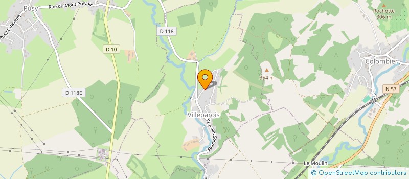 localisation de l'entreprise MONSIEUR RICHARD COURVOISIER  VILLEPAROIS