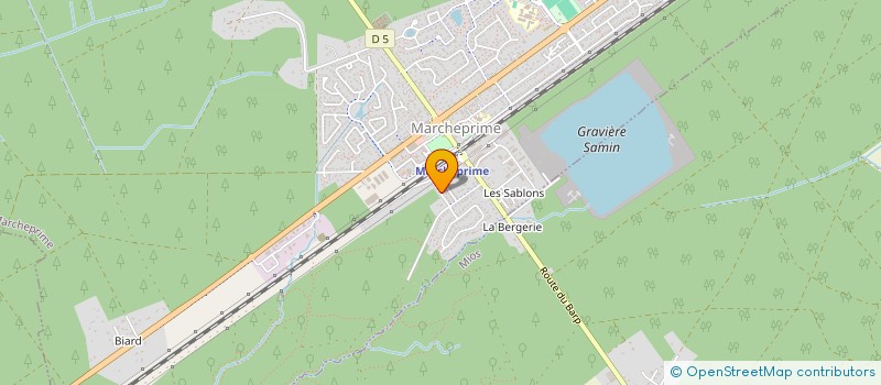 localisation de l'entreprise MONSIEUR RICHARD COUSTOU  MARCHEPRIME