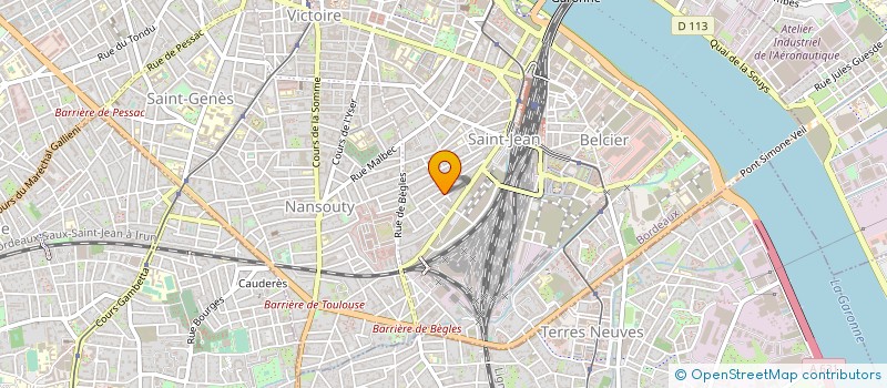 localisation de l'entreprise MONSIEUR RICHARD COX à BORDEAUX