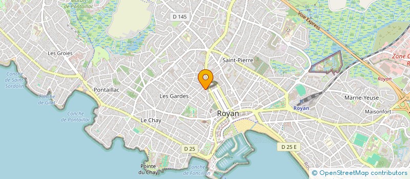 localisation de l'entreprise MONSIEUR RICHARD CRESSAC  ROYAN