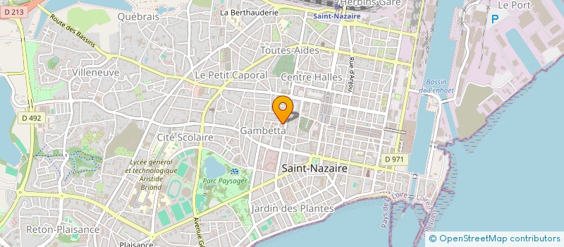 localisation de l'entreprise MONSIEUR RICHARD CREWS à SAINT-NAZAIRE
